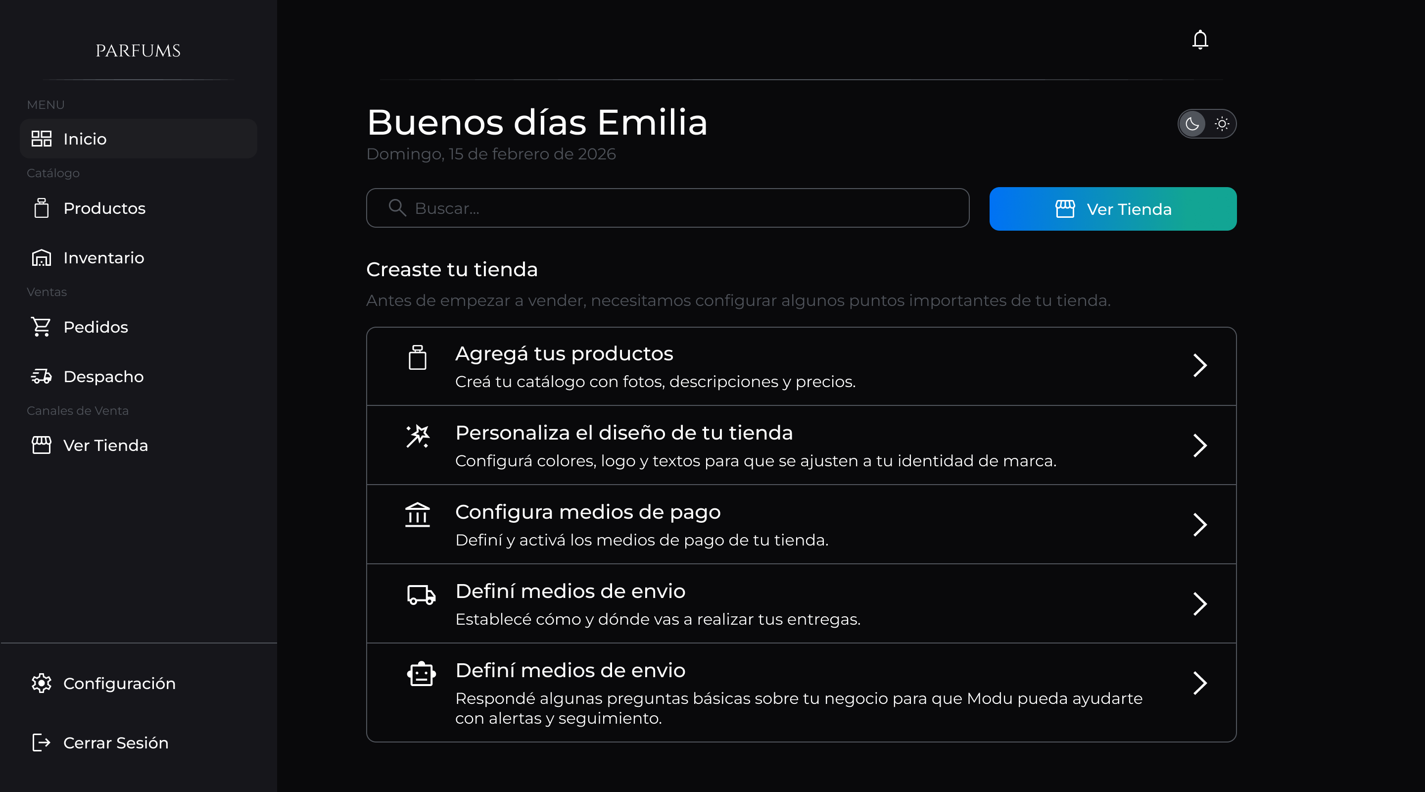 Platform screenshot